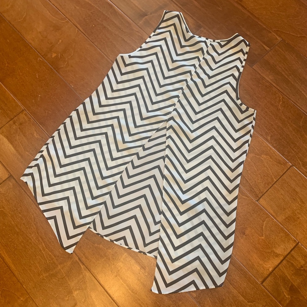 Express stripped split back tank!